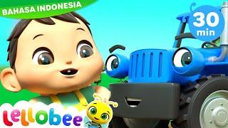 Lagu Traktor di Peternakan | Lellobee Indonesian - Kartun Anak