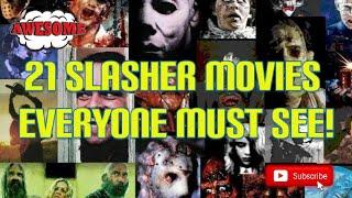 21 Slasher Movies Everyone Must See!! Featuring Arrow Video, 88Films, Scream Factory & More.