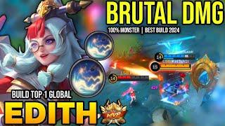 EDITH BEST BUILD 2024 | BUILD TOP GLOBAL EDITH GAMEPLAY | MOBILE LEGENDS