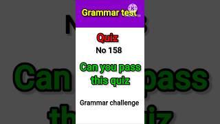 Can you pass this quiz ?#grammar quiz #Short quiz #Quiz on Grammar rule# Grammar game /Part- 5