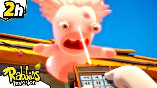 Control your Rabbid! ️ | RABBIDS INVASION  | 2H Compilation | Cartoon for kids