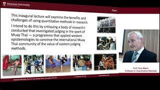Tony Myers Inaugural lecture 16th November 2021