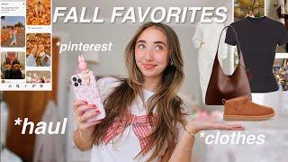 FALL FAVORITES + HAUL!! *clothes, body care, and more