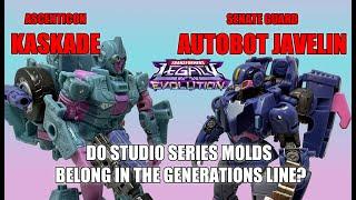 UNBOXING OF TRANSFORMERS LEGACY EVOLUTION ASCENTICON KASKADE VS SENATE GUARD AUTOBOT JAVELIN