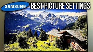 Best Picture Settings for Samsung 4K TV (Crystal UHD, QLED, OLED Series) - 2025