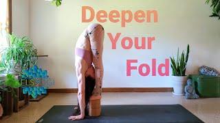 Tips to Deepen Your Forward Fold, Seated or Standing,