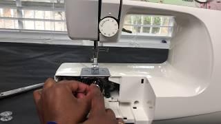 Inserting the Bobbin Thread in Brother LX2375 Sewing Machine Part 4