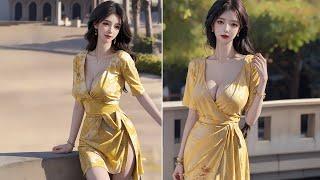 [ai art] AI picture | Sunshine girl in a yellow dress