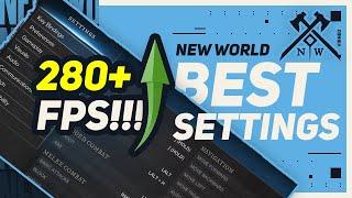 Ultimate Settings Guide (Best Optimizations for High FPS + Competitive PVP) | Amazon's New World MMO