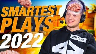 CS:GO PRO 200 IQ PLAYS OF 2022 SO FAR! (SMART DECISIONS)