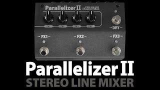 MusicomLAB® PARALLELIZER II - Full Stereo Line Mixer / Blender Pedal