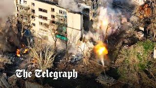 Russian tank fires on residential building housing civilians in Mariupol