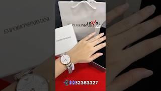 *New Emporio Armani Model In Stock*  *Stunning Diamond Studded Mother of Pearl Dial* ⌚