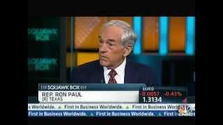 Ron Paul Guest Host on CNBC Squawk Box 04/23/2012