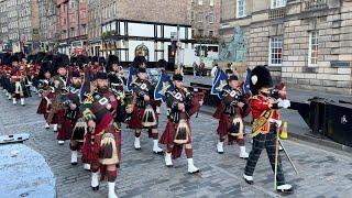 Escort to The Crown of Scotland rehearsals 2 |The Scottish Parliament's 25th anniversary celebration