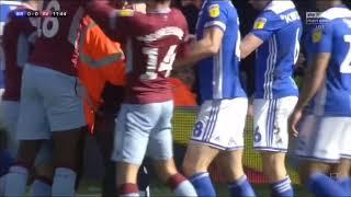 Jack grealish get punched by Birmingham city fan  | 10.03.2019