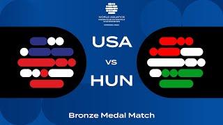 Bronze Medal Match | USA vs Hungary | World Aquatics Women’s U18 Water Polo Championships 2024