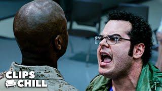 Nerds Screaming at Marines | Pixels (Adam Sandler, Kevin James)