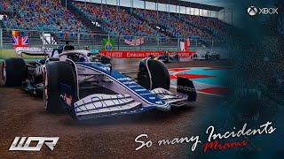 F1 22 WOR Miami Lobby 1 Social Race | WOR Miami | F1 22 Race with chaos and crashes | #f1highlights