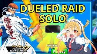 NEW DUELED RAID SOLO no ALL STAR TOWER DEFENSE