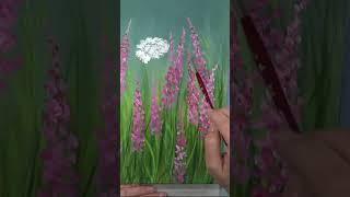 “How to Paint a Wildflower Garden”  full acrylic painting tutorial on my YouTube channel! #art