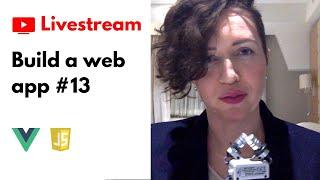 Faraday Academy Livestream, part 13 | JavaScript & Vue.js; App redesign retro diner theme