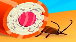 Sushi Roll 3D - All Levels Gameplay Android, iOS