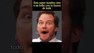 Este super hombre reto a un bebe que...  #viral #pelis #movie #pelicula #peliculas