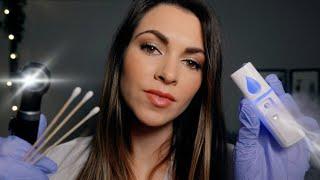 [ASMR] Ear Doctor Otoscope Ear Exam & Ear Cleaning  In Ear Whispers  Massage