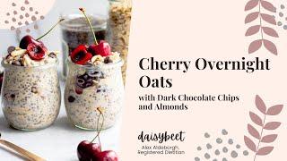 Cherry Overnight Oats Recipe | Daisybeet