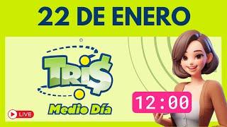 Resultado TRIS MEDIO Dia de Hoy 22 de Enero 2025 