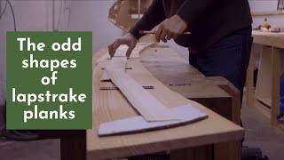 SPILING: How to make a PATTERN for a BOAT PLANK