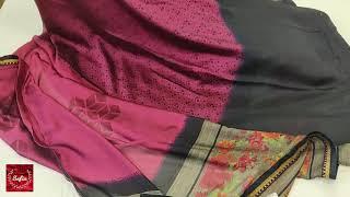 Sofia - Sanjana Designer chiffon georgette saree with blouse (from India)