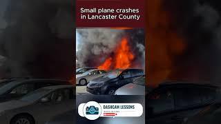 Small plane crashes in Lancaster County, Pennsylvania | Drivers From Hell #idıotsincars