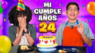 HACIENDO PASTEL DE MI CUMPLEAÑOS