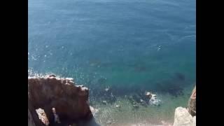 Мыс Тарифа в Средиземном море Cape Tarifa in the Mediterranean Sea