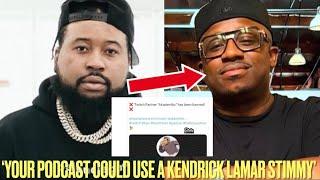 DJ Akademiks ATTACKS Kendrick Lamar DJ HED For CLOWNING HIM Over Getting BANNED On Twitch