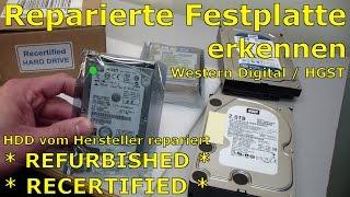 Western Digital HGST HDD Refurbished + Recertified erkennen - [English subtitles]