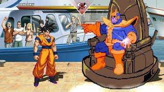 GOKU vs THANOS - Highest Level Insane Fight‼️