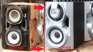 Restoration classic SONY speakers / Give new life to abandoned speakers