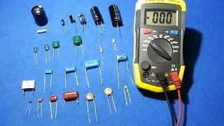 How to test a capacitor / how to test smd capacitors with a multimeter