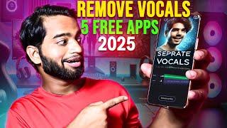 Best Free Vocal Remover Apps | Kisi Bhi Song Se Vocals Hatao Instantly | 2025 |