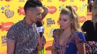 Kids Choice Awards on the Orange Carpet:  Paris Smith Interview