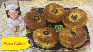 Pizza Cutlets Recipe| Evening Snacks Recipe| Bread Cutlets |Potato Cutlets| Easy Snacks Recipe