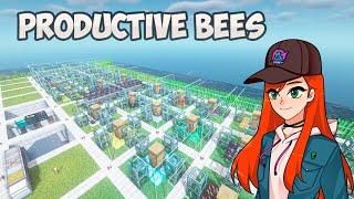 GravityCraft.net: Productive Bees  1.16.5 mod basics [ENG subs] minecraft guide