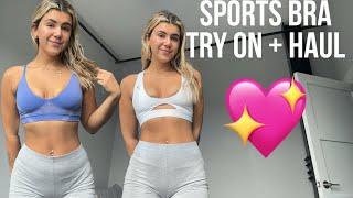 Sports Bra Try On + Haul