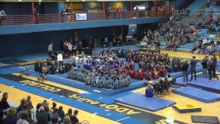 Gustavus hosts 2018 WIAC/NCGA Gymnastics West Regional (Vault)