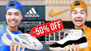 Nike Employee Store VS Adidas Sneaker Shopping!