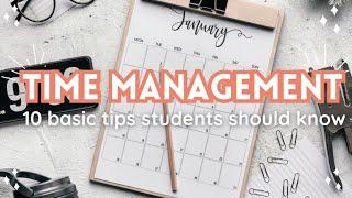 Time Management Tips for Students ⏰