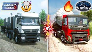 Truckers of Europe 3 VS World truck driving simulator  | Best comparison